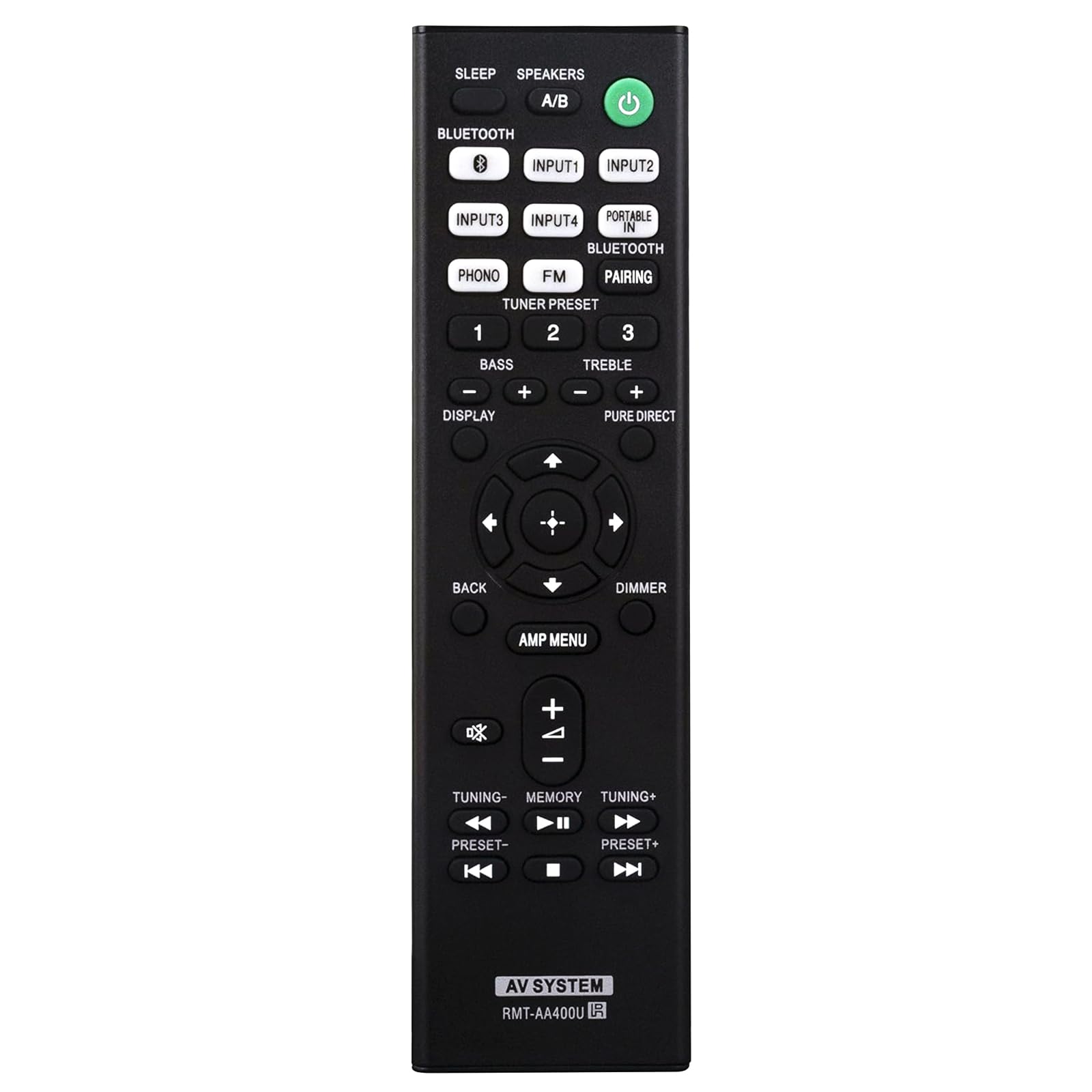 SONY STR-DH190 リモコン付属 現状品 Amazon.com: RMT-AA400U Replaced Remote fit for Sony Stereo